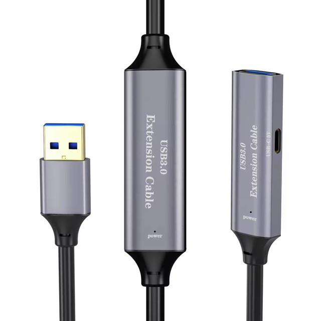 Active USB 3.0 Extension Cable 50FT USB Male to Female Extender Cord Signal Booster for Webcam Printer