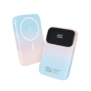 Promotion Christmas Gift Power Bank 5000Mah Fast Charging Power Bank Portable Wireless Magnetic Mini Power Bank