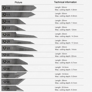 Z33 Z35 Digital Cutting Table <b>Tungsten</b> Carbide Steel Cutting Machine Blade - Product Image 6