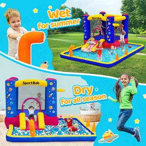 FBSPORT Castello Gonfiabile Commerciale Gigante con Scivolo, Castello Gonfiabile Spiderman in Vendita all'Ingrosso - Product Image 4