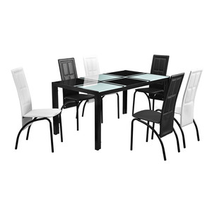 Venta caliente estilo conciso mesa de comedor redonda de vidrio - Product Image 6