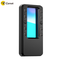 Détecteur anti-espion Comet avec capteur IR, recherche de signal et objectif filtré, buzzer noir et alarme par vibration, télécommande