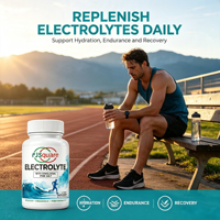 Capsules de suppléments d'électrolytes pour boissons énergisantes personnalisées, supplément nutritionnel sportif, électrolyte