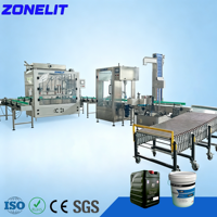 Équipement de dosage de précision automatique pour le traitement quotidien des produits chimiques liquides, ligne de remplissage de type pesage anti-corrosion
