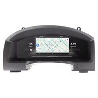 12.3 inci Digital Cluster untuk Toyota Land Cruiser Prado 150 2010-2019 LCD instrumen Dash Panel Board Meter layar