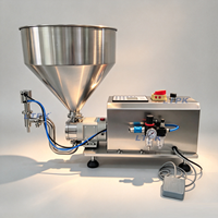Machine de remplissage à pompe rotative LT-900 pour liquides visqueux, pâtes, miel, sauces, sirops, crèmes, détergents et pâtes cosmétiques
