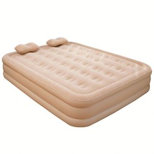 Nuevo Colchón de Aire Inflable y Desinflable Automático con Revestimiento Flocado, para Uso Doméstico y Camping, Portátil, Cama Inflable - Product Image 1