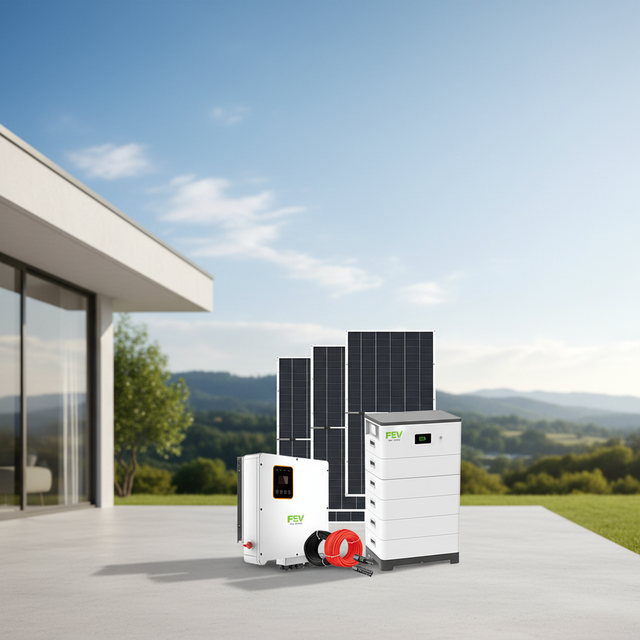 All-in-One Hybrid 30Kw Solar Generator Solar Energy Storage System 5KW 6KW 15KW 20KW Hybrid Solar System Setup