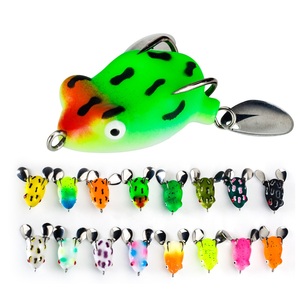 Mini cebo Artificial <span class=keywords><strong>de</strong></span> rana <span class=keywords><strong>de</strong></span> silicona ecológica <span class=keywords><strong>de</strong></span> 16 colores, 4G, 3,5 cm, con <span class=keywords><strong>cuchara</strong></span> <span class=keywords><strong>de</strong></span> anzuelo, señuelo <span class=keywords><strong>de</strong></span> pesca suave, rana <span class=keywords><strong>de</strong></span> goma <span class=keywords><strong>de</strong></span> fundición larga, <span class=keywords><strong>asesino</strong></span> <span class=keywords><strong>de</strong></span> peces - Product Image 1