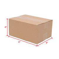 Cajas de Cartón Corrugado de Doble Pared Marrón Natural, 5 Capas, Forro de Esponja Resistente, Laminación Mate, Reciclables, para Mudanza de Armarios