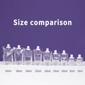 Stock recyclable HD Transparent PET Bec Poche Emballage alimentaire à faible coût pour le stockage à température ambiante à court terme pour Sushi Milk - Product Image 4