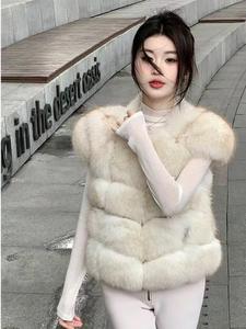 <span class=keywords><strong>Gilet</strong></span> di lusso <span class=keywords><strong>in</strong></span> vera pelliccia di volpe da <span class=keywords><strong>donna</strong></span> stile Casual aderente <span class=keywords><strong>in</strong></span> <span class=keywords><strong>pelle</strong></span> <span class=keywords><strong>gilet</strong></span> corto <span class=keywords><strong>in</strong></span> vera pelliccia - Product Image 3