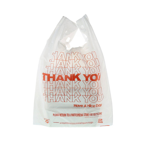 Sac de courses en plastique imprimé sur mesure avec poignées, pour la vente au détail, l'épicerie, les plats à emporter, emballage personnalisé OEM ODM - Product Image 6