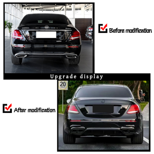 Kit de modification de pare-chocs en polypropylène amélioré pour <span class=keywords><strong>Mercedes</strong></span>-Benz Classe E W213 Facelift <span class=keywords><strong>AMG</strong></span> <span class=keywords><strong>E63</strong></span>, avec système d'aide au stationnement à visser, garantie 1 an - Product Image 6