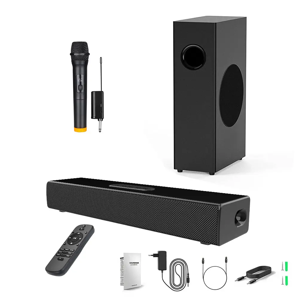 High Quality Video Gaming Computer Speaker Tv Speakers For Soround With 5.1 Home Theater Amplifier System Bass Subwoofer