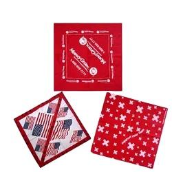 Bufanda de color puro sólido de algodón 2023, pañuelo facial, bufanda de hip hop, bufanda de baile callejero, doble flor de anacardo, pañuelo cuadrado - Product Image 3