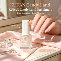 Vernis à ongles KUDAN longue tenue 7 jours à base d'eau 10ml séchage rapide brillant scintillant manucure CPNP HALAL ISO22716 OEM ODM