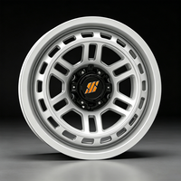 Jantes tout-terrain personnalisées en alliage Beadlock blanches de 15 à 20 pouces 6x139.7 pour Jeep Wrangler Toyota Tacoma Hilux LC200 Ford F150