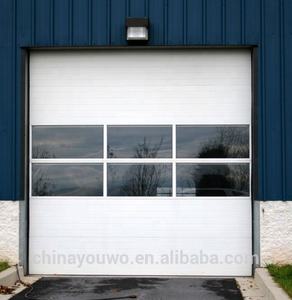 Portes sectionnelles pliantes commerciales économiques, porte de <span class=keywords><strong>garage</strong></span> coulissante automatique à ouverture verticale, porte à volets en acier isolé - Product Image 6