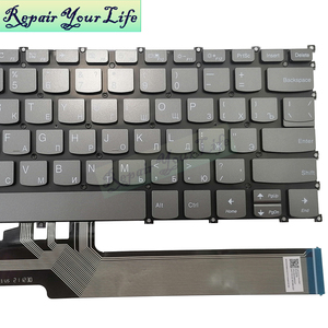 Teclado Ruso con Retroiluminación Gris para Portátil <span class=keywords><strong>Lenovo</strong></span> <span class=keywords><strong>Ideapad</strong></span> <span class=keywords><strong>S540</strong></span>-14IWL <span class=keywords><strong>S540</strong></span>-14API S550-14 PC4SPB SN20M62327 9Z.NDIIBN.E01 - Product Image 4