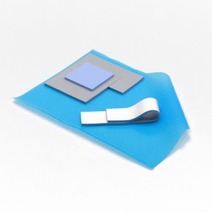 Electrically Isolate <span class=keywords><strong>Heat</strong></span> Resistance Material Double Side Conductive Insulation Adhesive Tape Thermal Silicone Pad Sheet - Product Image 2