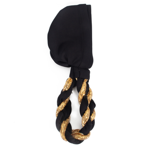 Aso oke – couvre-chef auto gel pour femmes, Turban avec tresses, foulard musulman, Bonnet pour dames, couvre-chef en diamant, Turban Mujer, dernière collection - Product Image 4