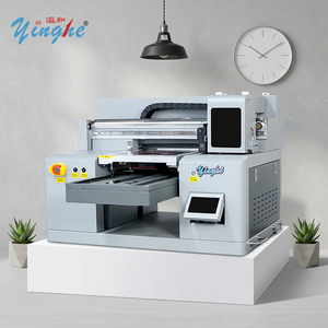 Yinghe High Quality30*40cm Double XP600 Printhead Automatic Push Button Textile UV Flatbed <b>Printer</b> New Optional Visual Position - Product Image 1
