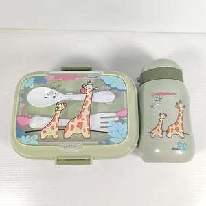 Caja de comida segura <span class=keywords><strong>para</strong></span> <span class=keywords><strong>microondas</strong></span> de plástico de 700 ml sin BPA, fiambrera y botella de <span class=keywords><strong>agua</strong></span> de 500ml, fiambrera <span class=keywords><strong>para</strong></span> niños, juego <span class=keywords><strong>para</strong></span> la escuela - Product Image 4