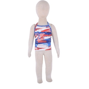 Vente en gros de hauts pour bébé fille en coton solide 240g, col rond, dos nu, designs personnalisés, style anglais, respirant, respectueux de l'environnement - Product Image 6
