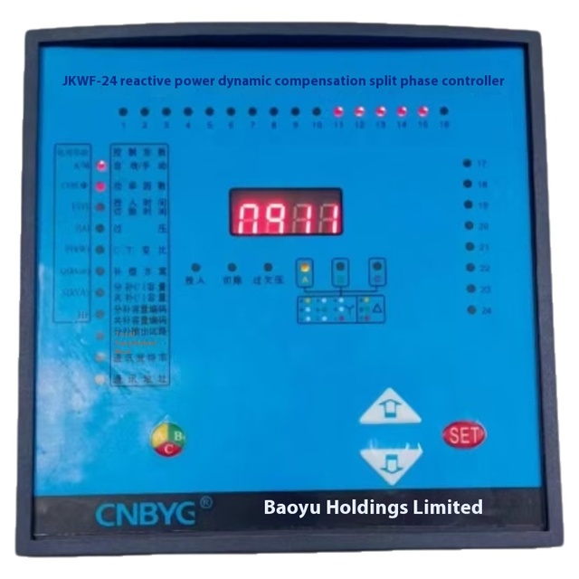 CNBYG 220V/380V JKWF-12 Loop Industrial Photovoltaic Four Quadrants Power Factor Automatic Compensation Controller