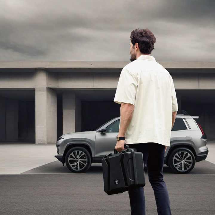 4 Gun & 10 Magazine Waterproof Hard Gun Case 385XB Heavy Duty Tool Storage Box with Custom Foam