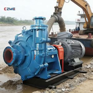 Bomba de Lodos Horizontal Eléctrica/Diésel de Alta Presión CDHB de 15 HP con Revestimiento de Goma Resistente al Desgaste y Bajo Mantenimiento - Product Image 1