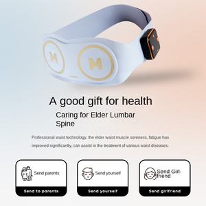 Sabuk pemijat pinggang pereda nyeri, sabuk pemijat perut dan terapi nyeri pinggang, pijat bergetar - Product Image 4