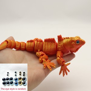 Dragon barbu imprimé en 3D SDL27, dégradé multicolore, jouet anti-stress cool pour la décoration de la maison, cadeau et collection - Product Image 5