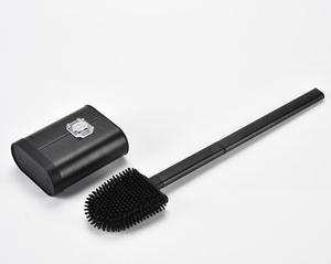 Porte-<span class=keywords><strong>brosse</strong></span> de toilette mural en acier inoxydable avec <span class=keywords><strong>brosse</strong></span> souple en TPR - Product Image 4