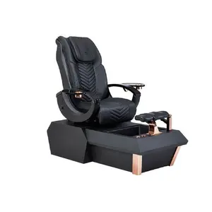 Diant Factory beauty hot selling No plumping Black pink used pedicure massage chair with foot spa basin