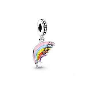 Pulseras de Plata de Ley 925 de Alta Calidad, Accesorios de Joyería para Mujer, Dijes de Estrella y Margarita, Venta al Por Mayor, Marca HaYa - Product Image 3