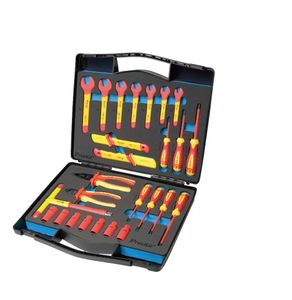 Juego de herramientas estándar de aislamiento de alto voltaje VDE 1000V, 26 piezas <span class=keywords><strong>para</strong></span> mantenimiento automotriz e inspección eléctrica - Product Image 1