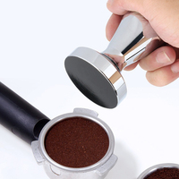 Presse-café abordable en fer massif chromé, outil de préparation d'espresso pour la maison et le café, accessoire pour porte-filtre 51mm 53mm 58mm