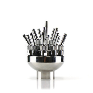 Buse de fontaine de fleurs en acier inoxydable à <span class=keywords><strong>trois</strong></span> couches traditionnelles des fabricants en gros pour la caractéristique de l'eau de danse de cour - Product Image 4