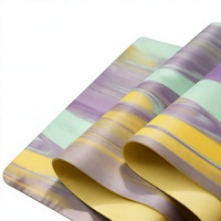 Tapis de yoga en caoutchouc PU de 5 mm absorbant la transpiration, couche antidérapante Pro-grip, pliable, pour le yoga chaud, le Pilates et l'entraînement