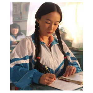 Uniformes Escolares Azul Cielo para Estudiantes de Secundaria de 15 a 17 Años, Tela Chenille con Spandex, Uniformes de Clase - Product Image 3