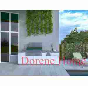 Gran oferta Dorene 2025 | Forma de Isla de cocina al aire libre con barbacoa y nevera, juego todo incluido con estufa y espacio de preparación - Product Image 6