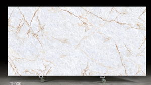 Cuarzo Vietnam Union Aurora Gold Vein en losas grandes, modernas, para encimeras de cocina, baño y comedor, con acabado pulido, 20 mm de grosor, impermeable. - Product Image 6