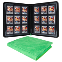 Lot de 12 albums de collection haut de gamme en cuir PU, 9 pochettes, personnalisables, colorés, pour cartes à collectionner
