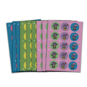 Accesorios para Velas Aromáticas, Libro de Pegatinas de Actividades con Aroma a Frutas Personalizado para Niños, Pegatinas para Rascar y Oler de Larga Duración - Product Image 1