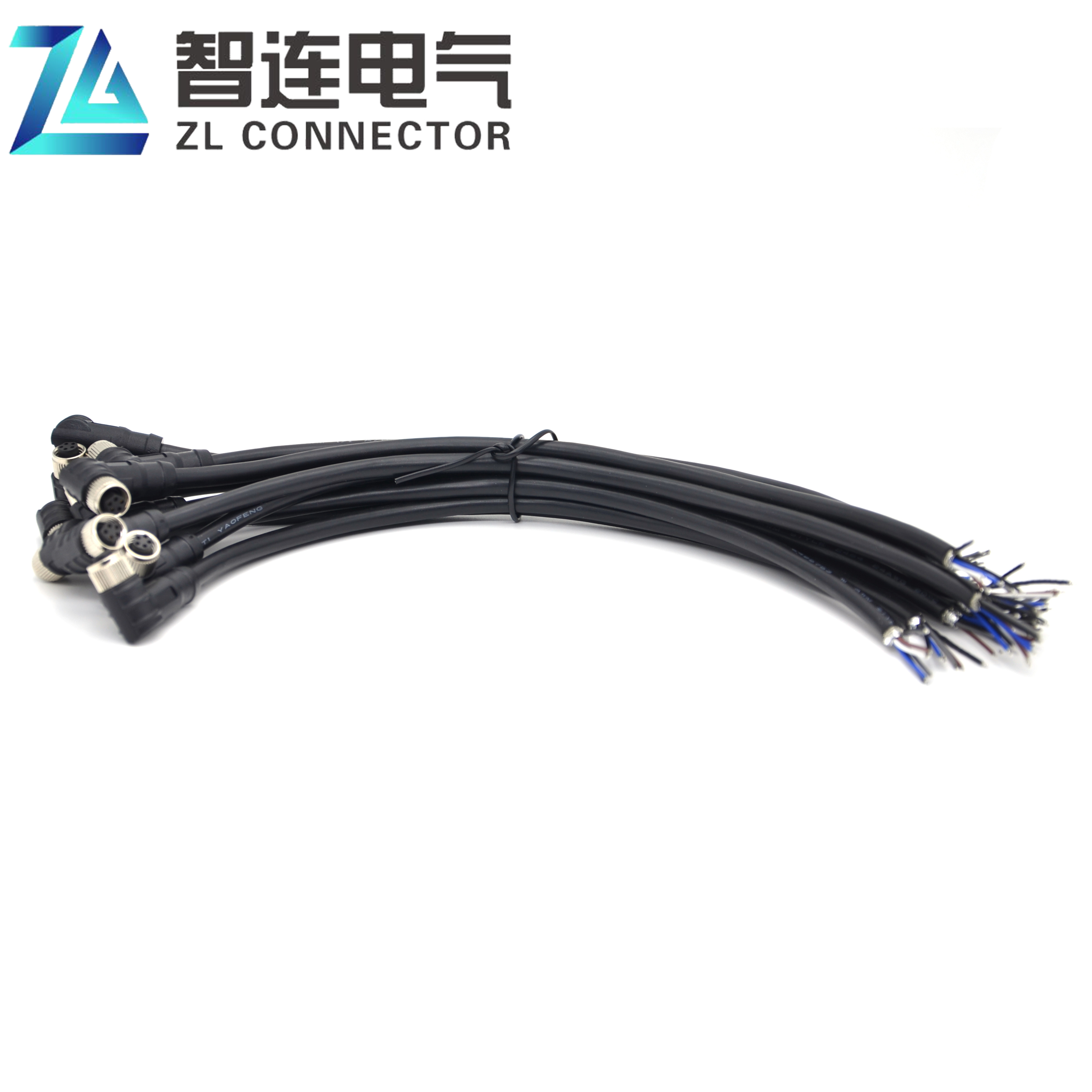IP67 IP68 impermeable Circular mujer M8 M12, 2, 3, 4, 5, 8, 12 Pin conector de Cable