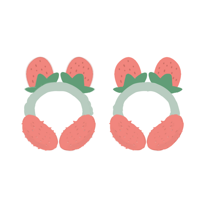 Custom Plush Earmuffs As a Christmas Gift for Friends and Girls in the Cute and Furry Style Custom Stuffed Animals