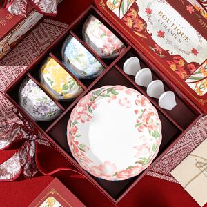 Juego <span class=keywords><strong>de</strong></span> Vajilla <span class=keywords><strong>de</strong></span> Porcelana <span class=keywords><strong>de</strong></span> Lujo en Caja <span class=keywords><strong>de</strong></span> Regalo, Vajilla <span class=keywords><strong>de</strong></span> Cerámica Completa <span class=keywords><strong>para</strong></span> Banquetes <span class=keywords><strong>de</strong></span> Boda, Hoteles, Restaurantes <span class=keywords><strong>de</strong></span> Alta Cocina, Venta al por Mayor, Personalizable - Product Image 2