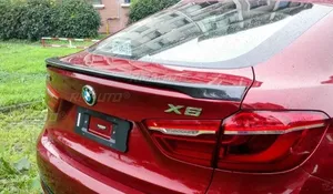 BMW F16 Car Rear Trunk Spoiler Body Kit Gloss <b>Black</b> Car Rear Spoiler <b>Wing</b> for BMW X6 F16 2015 2016 2017 2018 2019 Exterior Part - Product Image 5